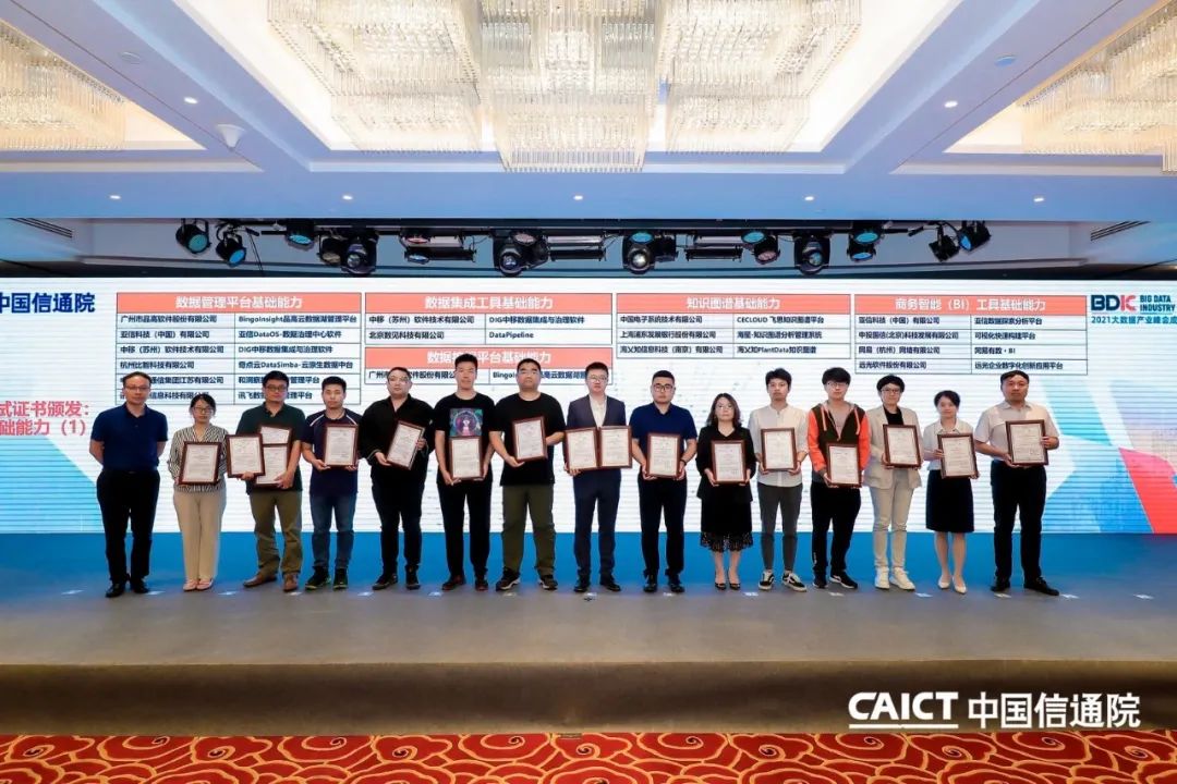 权威认可！ag真人平台官方Realinsight通过中国信通院大数据产品能力评测