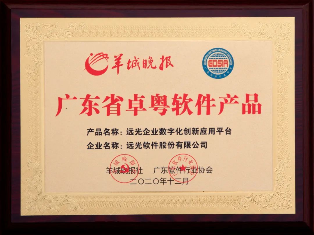 ag真人平台官方Realinsight获“卓粤软件产品”、“行业应用软件TOP10”两项殊荣