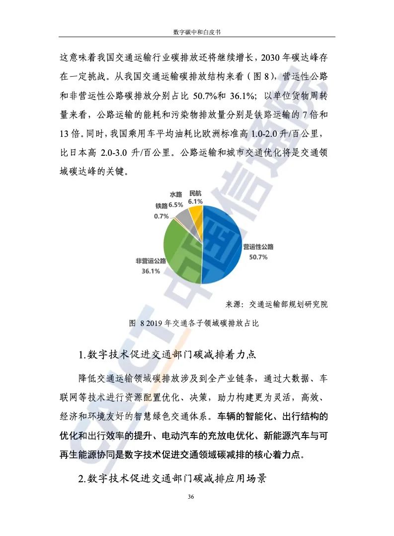 中国信通院：2021年数字碳中和白皮书