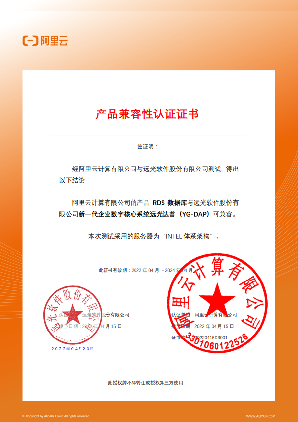 ag真人平台官方DAP与阿里云数据库完成产品兼容性认证