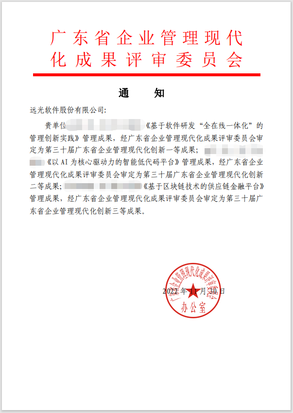 ag真人平台官方软件荣获多项企业管理现代化创新成果奖