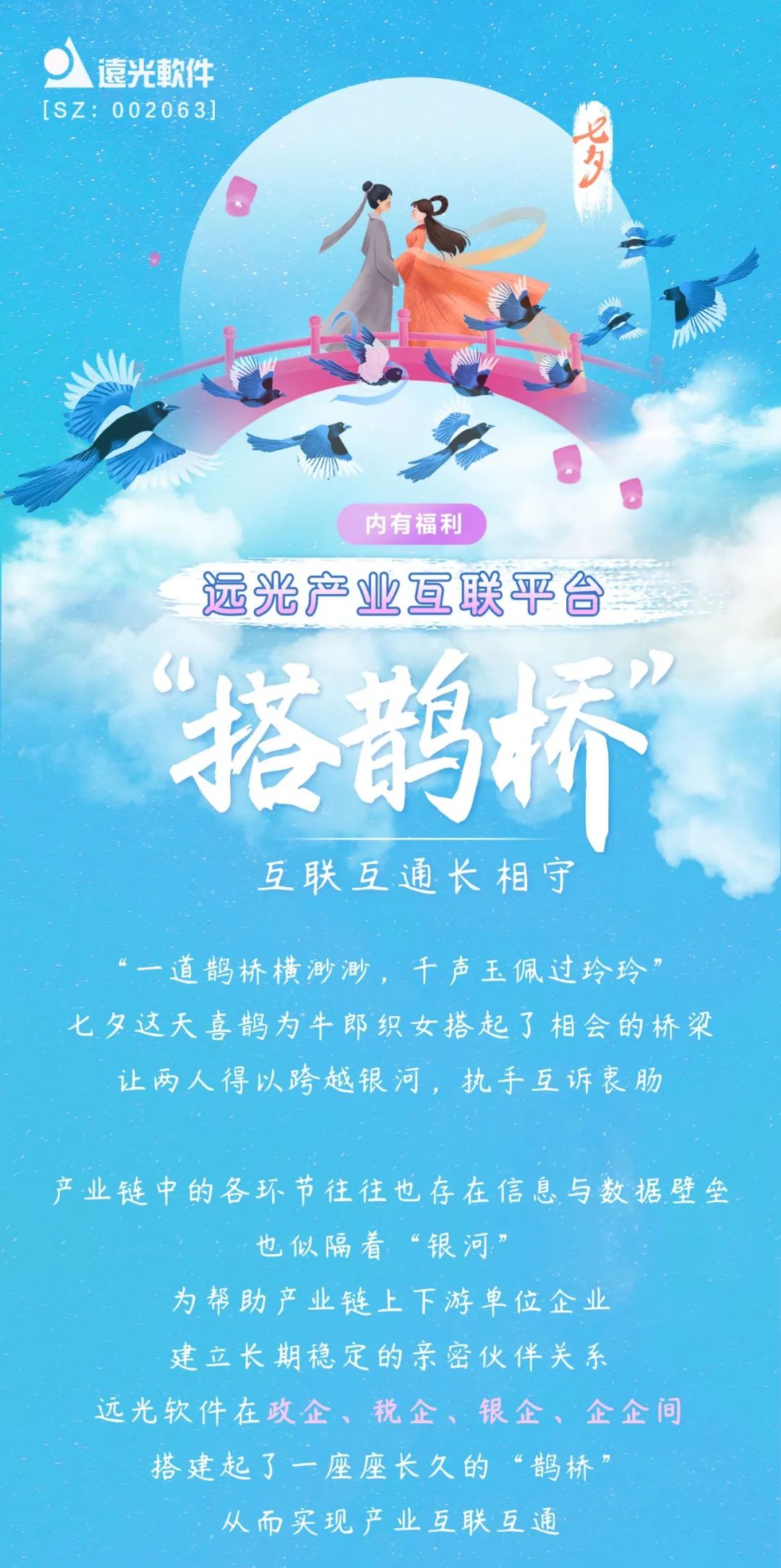 内有福利 | ag真人平台官方产业互联平台“搭鹊桥” 互联互通长相守
