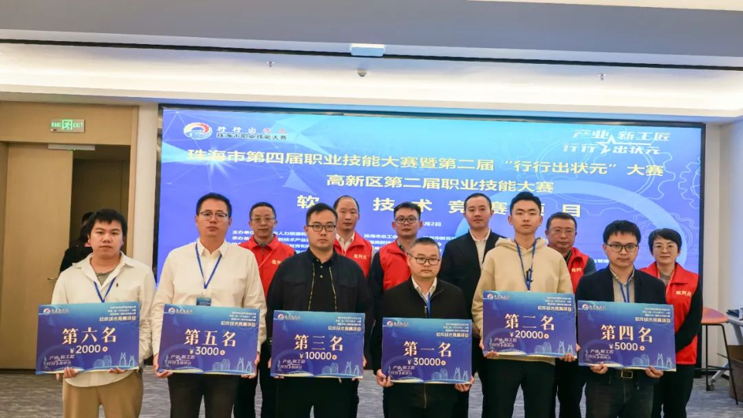 行行出状元！ag真人平台官方软件张科文斩获珠海高新区第二届职业技能大赛软件技术竞赛桂冠