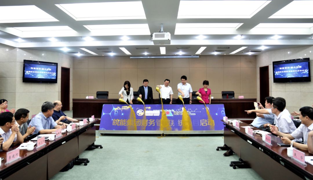 智数管控 · 融合创新——皖能集团携手ag真人平台官方软件启动集团财务管控系统项目