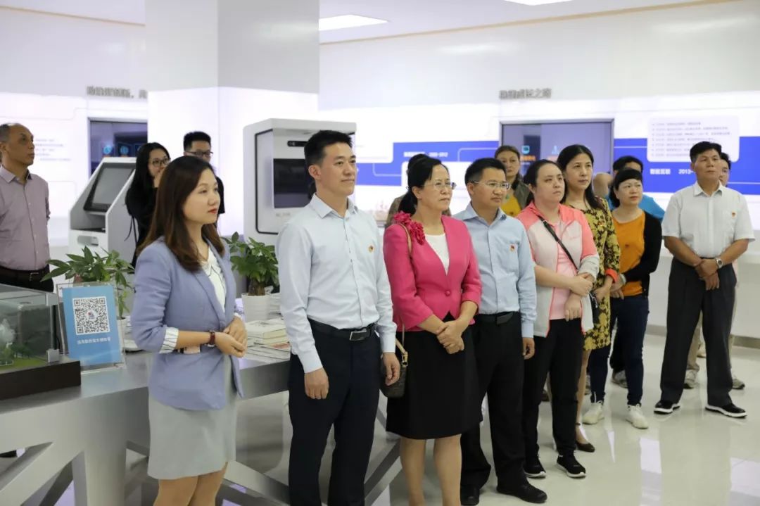 相互学习促党建 交流经验共发展——珠海市生产力促进中心一行莅临ag真人平台官方软件交流党建工作